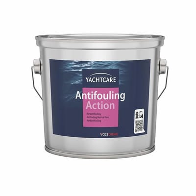 YACHTCARE Action Hard AF harde antifouling 2,5 liter grijs-wit