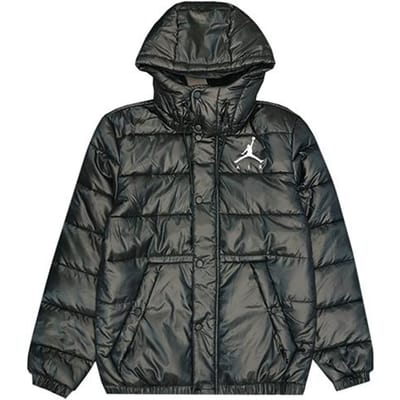 Jordan Pufferjack Heren Zwart M black