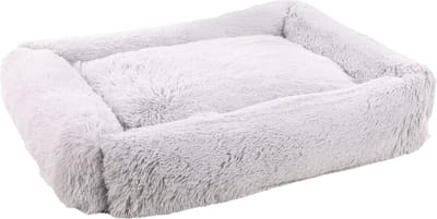 Flamingo Krems - Mand Honden - Mand Krems Rechthoekig + Rits Licht Grijs 100x80x22cm - 1st - 133083 - 1st