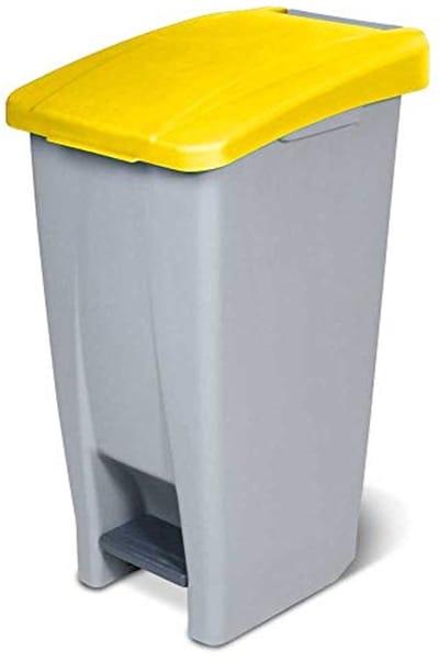 Verrijdbare Pedaalemmer 60 Liter - Ideaal voor Afvalscheiding