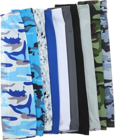 Armhoezen Set - Beschermende Mouwen - Zonnebescherming Buiten - Ademend Materiaal - 10 Paren - Assorti