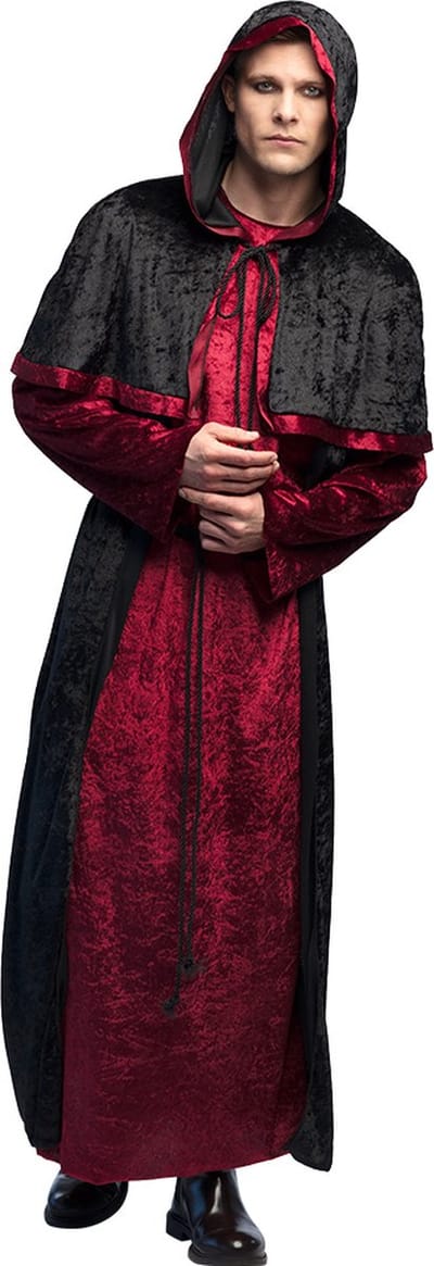 Boland - Kostuum Necromancer (50/52) - Volwassenen - Tovenaar - Halloween verkleedkleding - Horror - Reaper