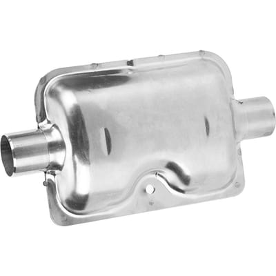 24mm 0.94in RVS Diesel Standkachel Demper voor 25mm 0.98in Uitlaatpijp white
