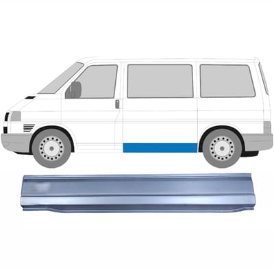 Lage reparatiepaneel zijkant voor Volkswagen Transporter T4 1990-2003 / Links