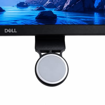 MagSafe Telefoonhouder Onder Monitor – 45 Graden Kijkhoek – iPhone Standby Mount – Bureau Smartphone Houder – Magnetische Dock – Landscape Video Houder – Geschikt voor iPhone MagSafe Cases – Zwart