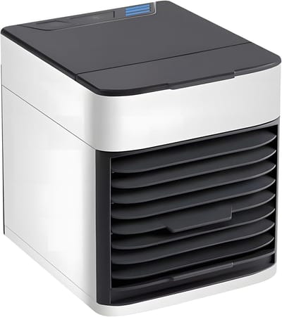 Mobiele Ventilator - Persoonlijke Koeler - Persoonlijke Verkoeling - 4-in-1 Functies - 375 ml Tank - Wit
