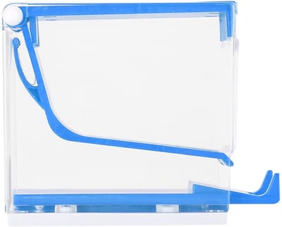 Dailygoods- Wattenrol Dispenser Hygiënisch - Wattenrol Opslagdoos - Wattenrol Scheider - Professioneel en Thuis Gebruik - Hoogwaardige Materiaal - Antislip Rubber Mat - Wattenrolhouder