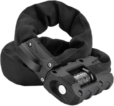 Combinatie Fietsslot - Heavy Duty Kettingslot - Fiets Beveiligen - Sleutelloos 4-Cijferig - 95 cm Lengte - Zwart