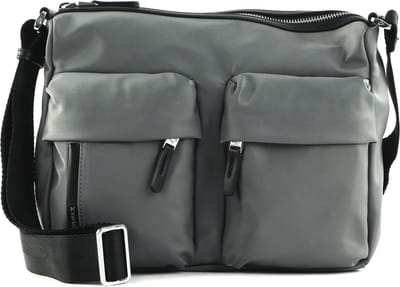 MANDARINA DUCK Schoudertas Hunter Crossover Smoked Pearl Grijs