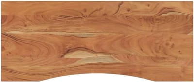 Bureaublad Massief Hout - Tafelblad Bureau - Werkplek Inrichten - Duurzaam Acaciahout - 120x50x2.5 cm - Natuurlijk Bruin