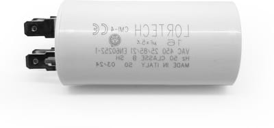 Condensator - Startcondensator Motor - Apparaten Repareren - Hoge Kwaliteit - 16 µF 450V - Zwart