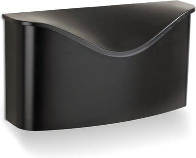 Postino Wall-mounted Mailbox - Black - Outdoor Mailbox