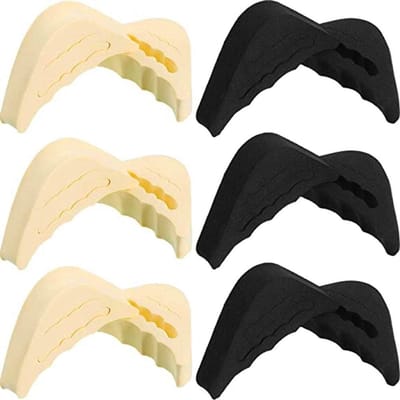 Shoe Filler voor Oversize Schoenen - 6 Pairs - Verstelbare Voorvoet Pads - Herbruikbaar Unisex Schoen Opvullen voor Oversized Schoenen