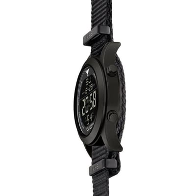 KHS - KHS.PLABSD.NB - Polshorloge - Platoon Black Steel Digital - Heren