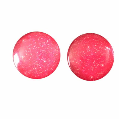 Clip Oorbellen- Floor midden Roze-2.5 cm