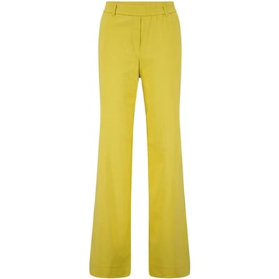 Atelier Gardeur Fergie3-600841 Yellow Size: 42 | Wide-Leg & Flared Pants Outlet | Dames | Geel