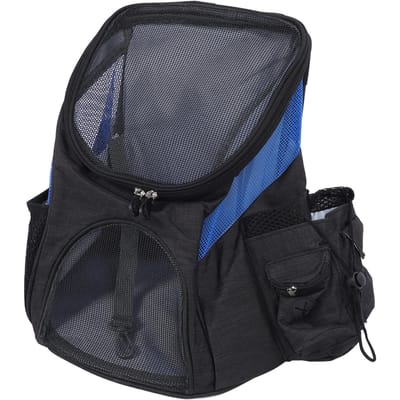 Rugzak voor huisdieren Ruim Ademend Mesh Handig Vak Opvouwbaar Draagbaar Kat Hond Dragen S(for 2-4kg) gray