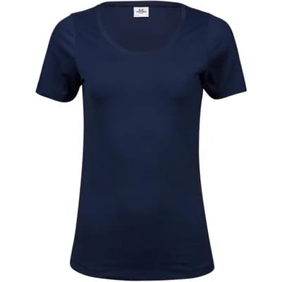 Tee Jays - Dames Stretch T-shirt - Navy maat S