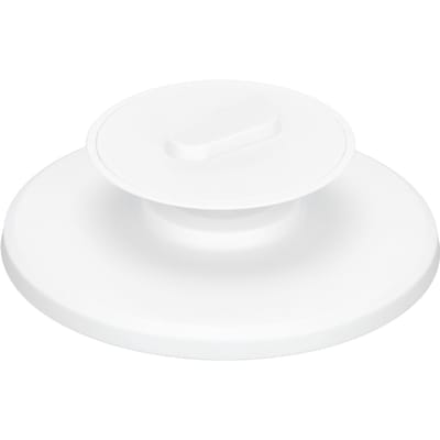 Support de Base d'Haut-parleur Portable Rotation à 360 Degrés Antidérapant Support d'Haut-parleur Intelligent avec Fonction d'Inclinaison blanc