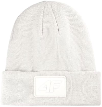 Uniseks Winter Beanie 4F U433 Gebroken Wit - Universele Maat