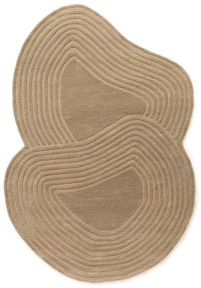 Organisch design vloerkleed - Balans Flow beige 200x290