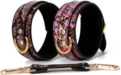 Smart Moves - Enkelboeien - PU Leer - Slangenprint Roze