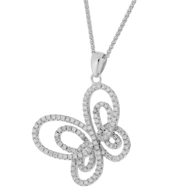 Orphelia Pendant Butterfly Zirconium ZH-4883