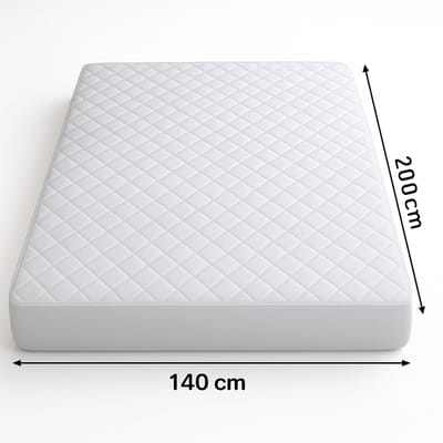 Decoware Waterdichte Matrasbeschermer – 140x200 cm – Ademend & Anti-Allergisch – Beschermt tegen Vlekken en Huisstofmijt