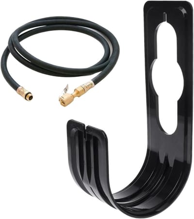 Tuinslanghanger - Slanghaak - Slangen Opbergen - Robuust ABS Materiaal - 22.5 cm - Zwart