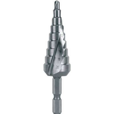RUKO 101051H HSS Getrapte boor Gezamenlijke lengte 81 mm Zeskant schacht 1 stuk(s)
