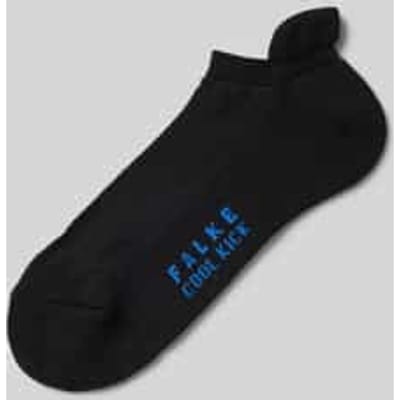 FALKE Cool Kick kort eenkleurig functioneel materiaal sneakersokken enkelsokken dames zwart - maat 37-38