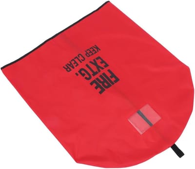 Brandblusser Hoes - Beschermhoes Veiligheid - Buiten Bescherming - Waterdicht Vorstbestendig - 80x70cm - Rood