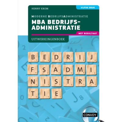 Mba Bedrijfsadministratie Met Resultaat - H.M.M. Krom