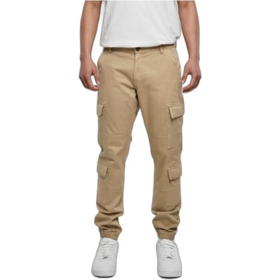 Urban Classics - Double Cargo Twill Jogging Pants Cargobroek - Taille, 30 inch - Beige