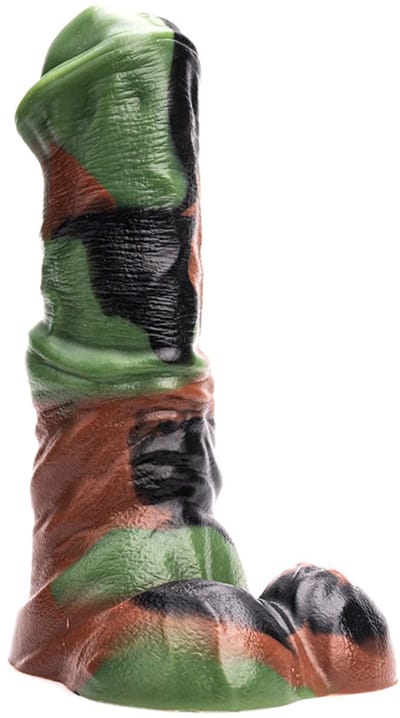 Kiotos Revolt - Dildo Fantasie - Green Army - Nr. 01 - Medium - 18 x 5,5 cm