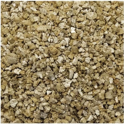Isolatiemateriaal Vermiculiet - Lichtgewicht Vulmiddel - Verpakking Isolatie - Natuurlijk Mineraal - 100 Liter - Grijsbruin