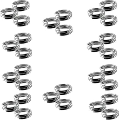Veerringetjes voor shafts Zilver - 10 Sets (30 stuks) Darts Set - Cadeau