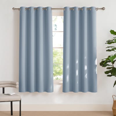 Dailygoods- Verduisteringsgordijnen Volledige Verduistering - 2 Panelen - 140B x 175H cm - Warmte/Koude-Isolerend - Lichtwerend - Elegant Ontwerp - Raamdecoratie