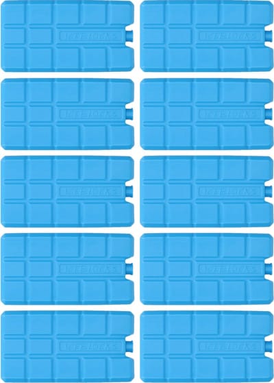 Koeltas of koelbox koelelementen - set van 10x stuks - 15 x 8 cm - 200 ml