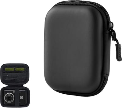 Duurzame camera tas voor compacte camera's, krasbestendig ontwerp met mesh vak voor USB-kabel en zachte binnenvoering van hoge dichtheid
