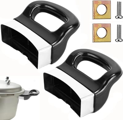 Pannengrepen - Reservegrepen Zijhandgrepen - Veilig Koken - Universeel Compatibel - 2 stuks - Zwart