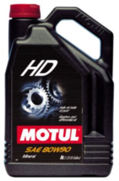 MOTUL HD 80W90 - minerale transmissieolie voor motoren en quads - 1 liter