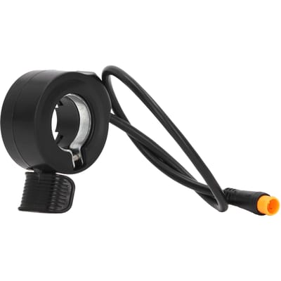 Elektrische Fiets Duimgashendel Accelerator 130X Vingergashendel met Waterdichte Connector Fiets black