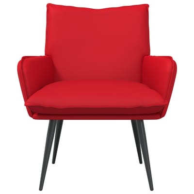 vidaXL - Fauteuil - Rood - Kunstleer