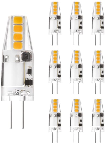 Kobi LED Lamp G4 1.5W - 170lm - 3000K - 12V - Voor Meubelverlichting, Caravan of Spot - G4 Insteeklampje - 10 stuks