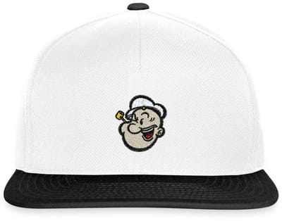 Popeye Als Borduurmotief Snapback cap