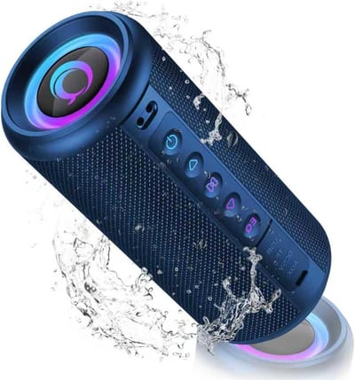 Draagbare Bluetooth Speaker - Draadloze Muziekbox - Buiten Muziek Luisteren - 36 Uur Speeltijd - 20W Stereo Geluid - Zwart