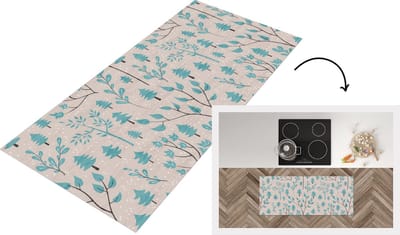 Keukenloper - Loper keuken - Winter - Bos - Design - 120x50 cm - Keukenloper vinyl