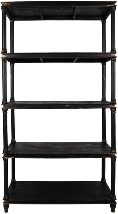 Clayre & Eef Kast 110x40x210 cm Zwart Hout