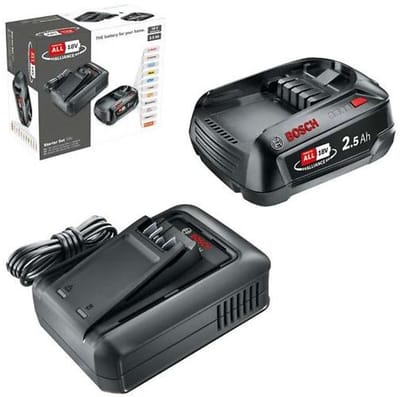 Bosch Kit Batterij + Lader Power For All Al 18v-44 - Lithium-ion - 18v - 2,5ah - Oplaadbaar
